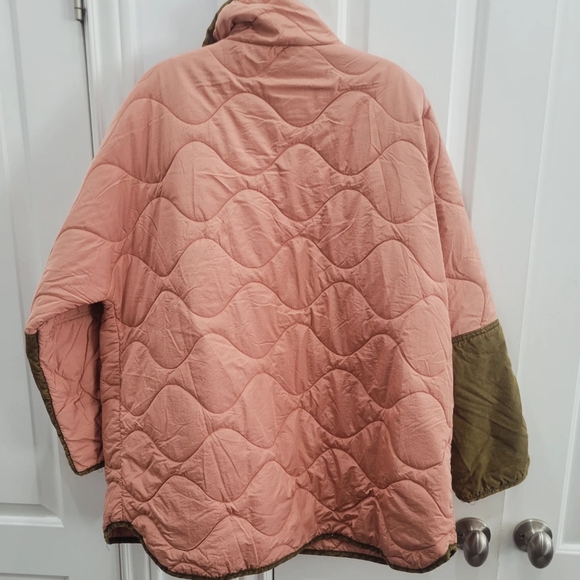 Rare!!!Free people puffa Mixed military jacket - Picture 2 of 7